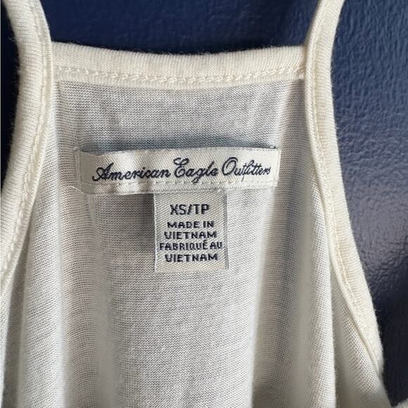 American Eagle Outfitters Cream Backless Peplum Camisole XS - Picture 3 of 7